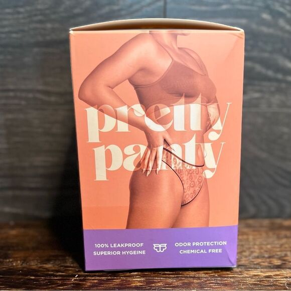 Femi Secrets Leakproof Pretty Panty in Leopard Print, Bikini, 7 Ct., Small. New! - Picture 5 of 10